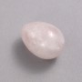 Œuf décoratif en quartz rose, diamètre 40 × 30 mm+