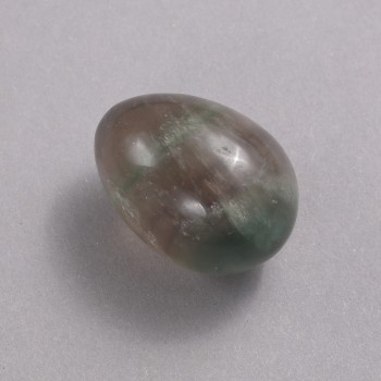 Œuf décoratif en fluorite, diamètre 40×30 mm+