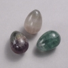 Œuf-souvenir en fluorite, diamètre 35 × 25 mm +
