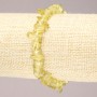 Bracelet élastique en quartz teinté, éclats, diamètre 6–8 mm+