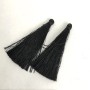 Préforme pour loisirs créatifs — Touffe noire, longueur 6 cm, paire