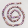 Perles en pierre naturelle fosfosidérite facettées rondelle sur fil, diamètre 5×3,5 mm, longueur environ 39 cm