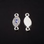 Pendentifs «Œil» 23×9 mm, lot de 4 pièces