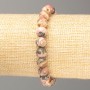 Bracelet en rhodochrosite, perles lisses, diamètre 8 mm (±), longueur 18 cm