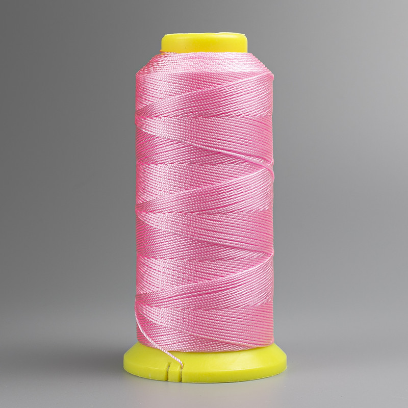Bobine de fil rose, diamètre 0,9 mm, nylon pour loisirs créatifs, 300 m