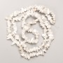 Perles d'adulaire, éclats naturels sur fil, diamètre 8×4 mm, longueur 80 cm +