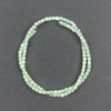 Perles teintées nacrées menthe cylindriques, diamètre 3,5 × 3,5 mm, longueur 40 cm sur fil