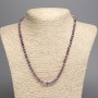 Collier en fosfosidérite facetté rondelle, diamètre 4×5 mm, longueur 48 cm +