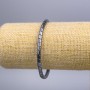 Bracelet en hématite « Zigzag », diamètre 4×4 mm ±, longueur 18 cm (élastique)