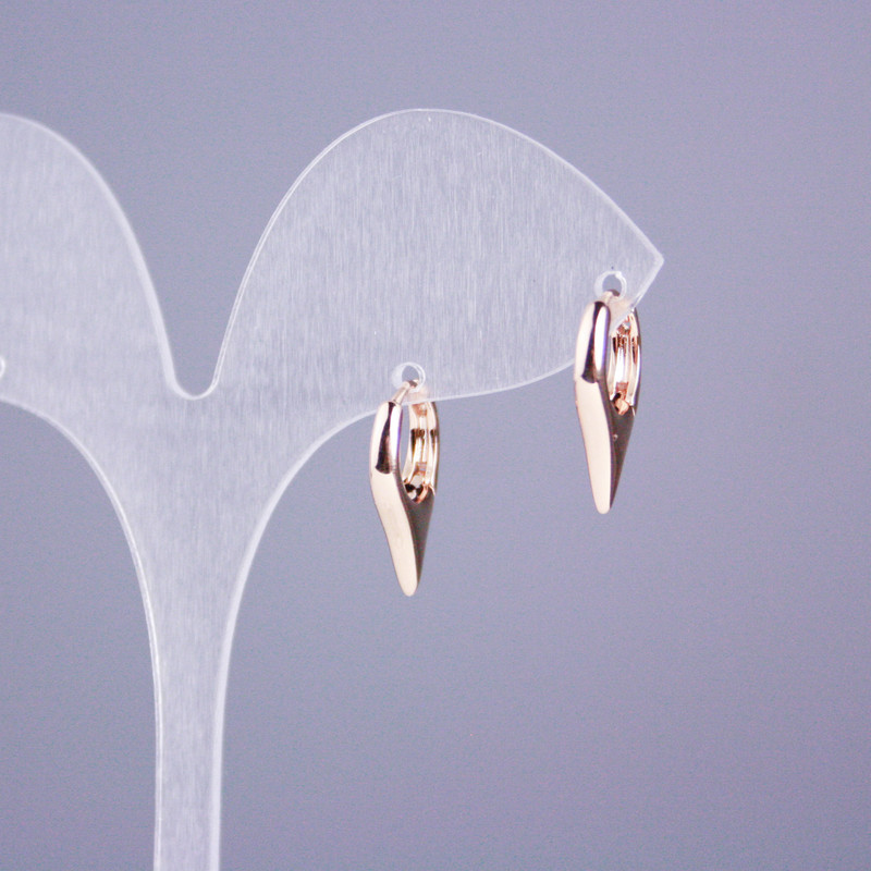 Boucles d'oreilles Xuping plaqué or 18K, longueur 18 mm+