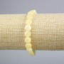 Bracelet en citrine facettée, perles rondes, diamètre 8,5 mm, longueur 18 cm (élastique)