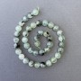 Perles de prénite, pierre naturelle, perles lisses, diamètre 10 mm ±, longueur 39 cm ±